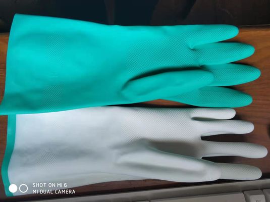 Chemotherapie getest groen nitrilhandschoen CE-gecertificeerde duurzame handschoenen geschikt voor industrieel gebruik