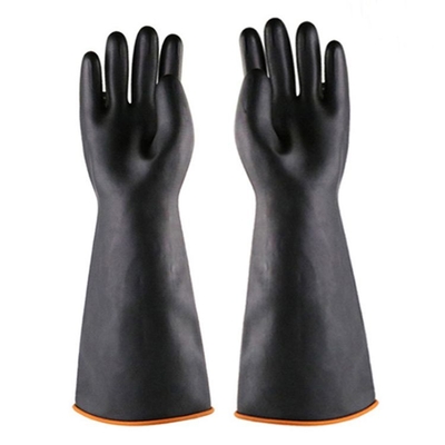 Het dik maken van Op zwaar werk berekende Rubberhand Gloves 45CM Bijeengekomen Buitengewoon lange Rubberhandschoenen