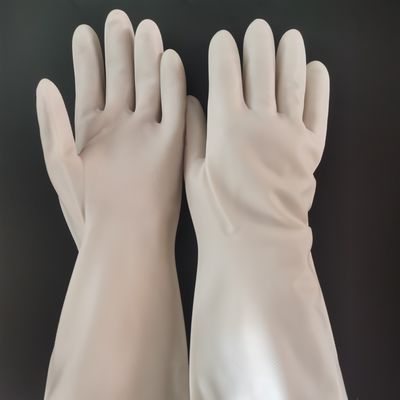 Hoge flexibiliteit Wit nitrilmateriaal ontwikkeld om aan industriële eisen voor flexibele, sterke en duurzame producten te voldoen