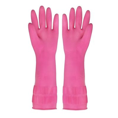 Extra lange manchetten Extra lange reinigingshandschoenen 380 mm lengte chemisch bestand gemakkelijk schoon te maken beschermende handschoenen voor industrieel gebruik