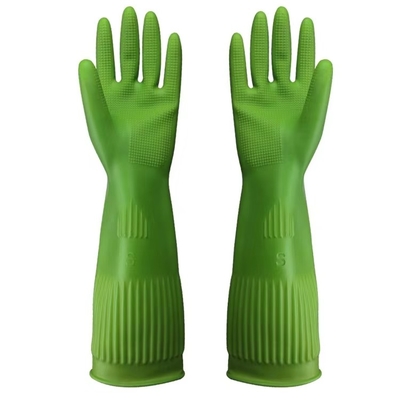 38CM van de de Handschoenen Chemische Weerstand van de Latex Vrije Keuken Buitengewoon lange Dishwashing Handschoenen