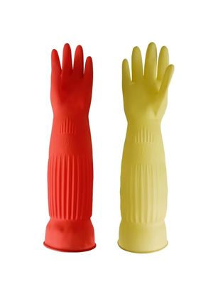 Industriële Extra Lange Werkhandschoenen Chemisch Bestendig Gemakkelijk Schoon Te Maken Duurzame Beschermende Handschoenen Voor Zware Taken