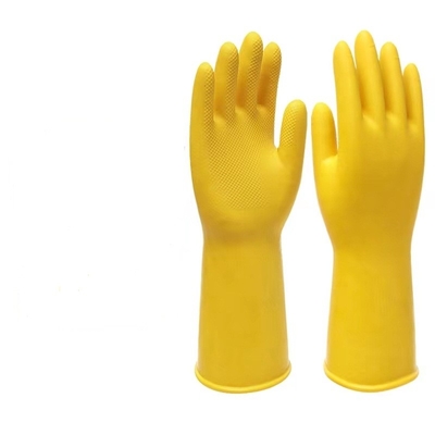 Geopende het Voeren de Handschoenslachting die van het Latexhuishouden Industriële Latexhandschoen dik maken