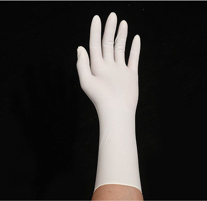 Witte Beschikbare van het het Nitrilexamen van de Nitrilhandschoen Medische 12 Duim de Duurzame Handschoenen
