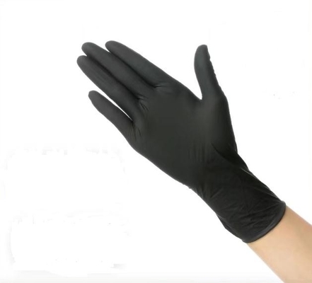 Het beschikbare Zwarte Nitril Gloves de Grote Medische Industriële Handschoen van het Voedselnitril