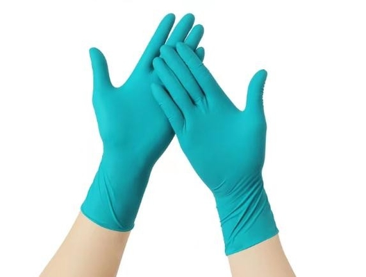 Het waterdichte Groene Nitril Gloves het Beschikbare Industriële Beschikbare Prep Voedsel van 4g