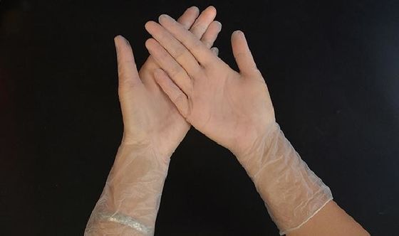 Eenmalige vinylhandschoen Niet-steriele poedervrije handschoenen geschikt voor medisch onderzoek in de voedingssector en lichte industrie