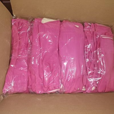 Solventbestand Extra lange schoonmaakhandschoenen Chemiebestand in groottes S M L XL Duurzame bescherming voor industrie en huishouden