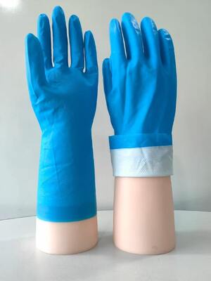 Ambidextrous Blauwe Nitrilhandschoen Industrieel Comfortabele beschermende handschoenen ontworpen voor lange termijn in industriële werkplekken