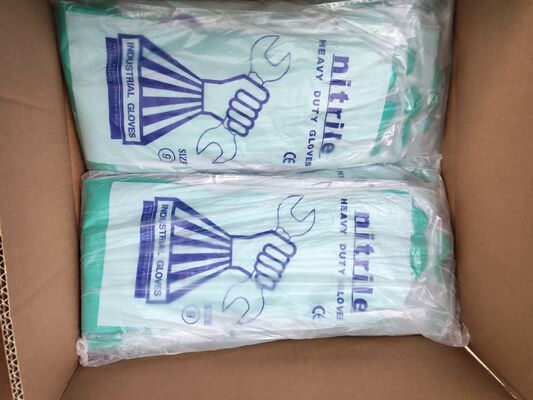 Nitrile Groene Handschoen Ambidextrous Chemotherapie Getest Chemisch Bestendig Industrieel Beschermend Wegwerphandschoen