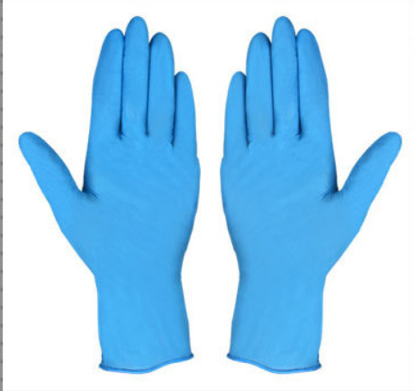 100pcs zak wegwerp nitril handschoen poeder vrij 4 tot 6 Mil Dikte Ideaal voor medische voedselbehandeling en schoonmaakwerkzaamheden
