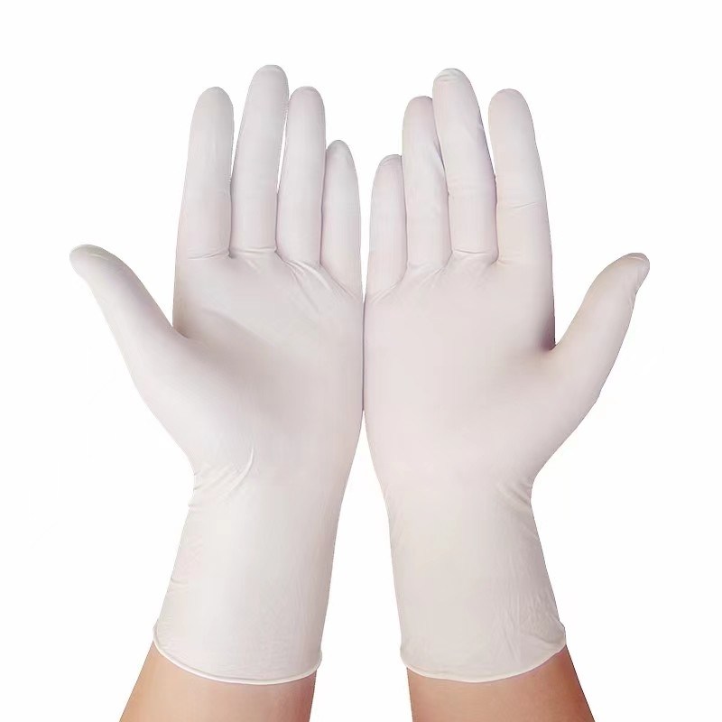 Houdbaarheid 4 Jaar Wegwerp Nitril Handschoen Grote Maat Poedervrij Gestructureerd Oppervlak Medische Onderzoeks Beschermende Handschoenen