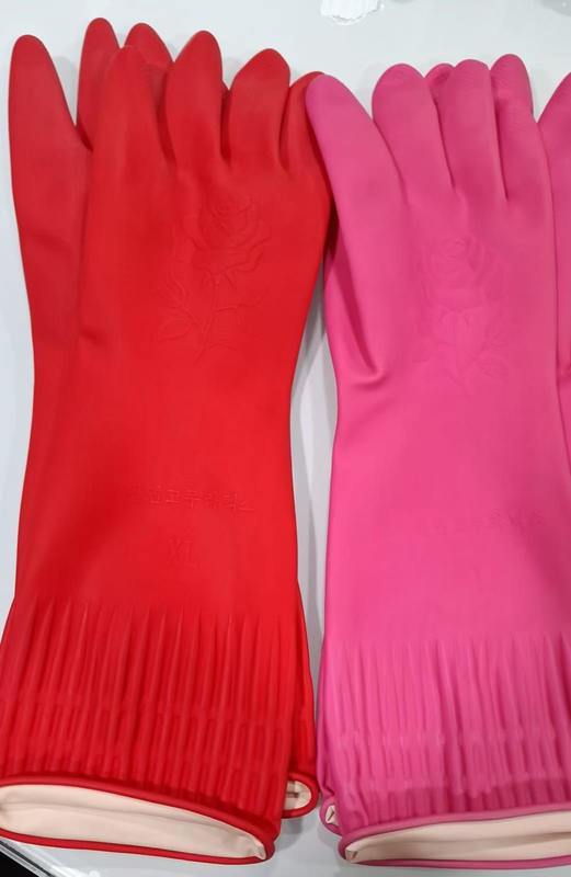 Geen poeder extra lange manchet latex handschoenen 15 inch lengte 100 gram per paar Palmdikte