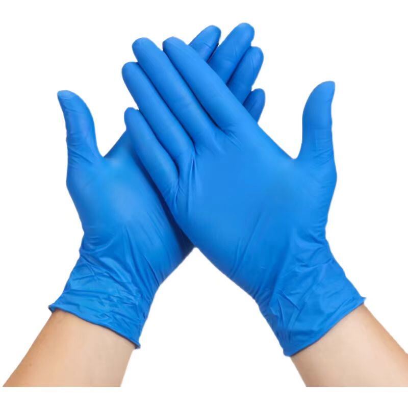 Nitrilhandschoen voor eenmalig gebruik, niet-steriele handschoenen ontworpen voor onderzoeks-, reinigings- en handlingtaken die bescherming vereisen